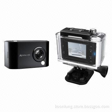 Mobile DVR, Full HD/1.5-inch TFT Screen/170° Wide Angle Lens/A2S60 Chipset/60m Waterproof Case